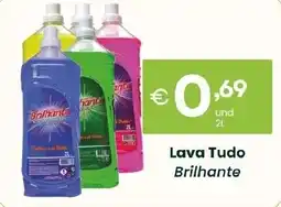 Roque Supermercados Lava Tudo Brilhante promoção