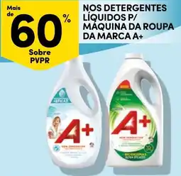 Continente Bom dia Nos detergentes líquidos p/ maquina da roupa da marca a+ promoção