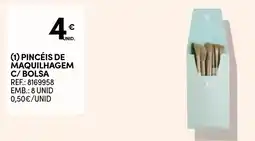 Continente Bom dia Pincéis de maquilhagem c/ bolsa promoção