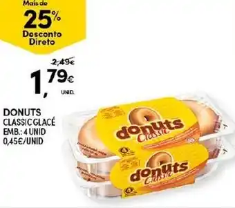 Continente Donuts 4 Unid promoção