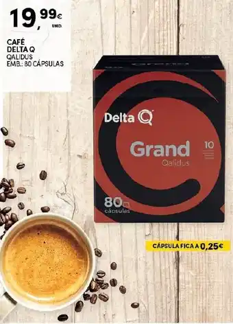 Continente Café Delta Q Qalidus 80 Cápsulas promoção