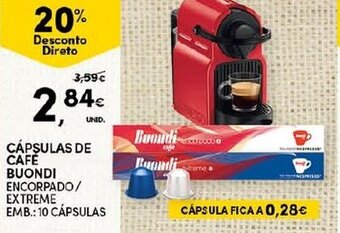 Continente Cápsulas de Café Boundi 10 Cápsulas promoção