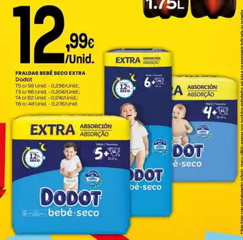 Intermarché Fraldas bebé seco extra dodot promoção