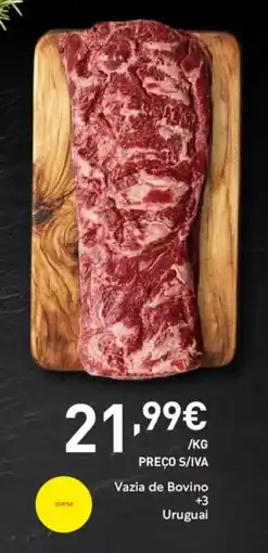 Recheio Vazia de Bovino +3 Uruguai promoção