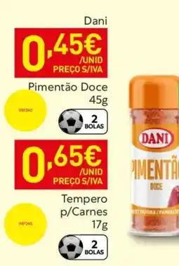 Recheio Dani Pimentão Doce promoção