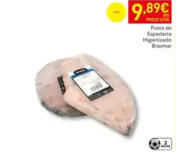 Recheio Posta de Espadarte Higienizado Brasmar promoção