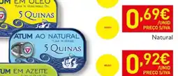 Recheio Atum 5 Quinas Natural promoção