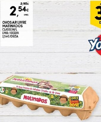 Continente Ovos Ar Livre Matinados promoção