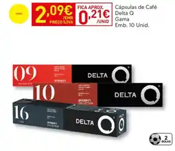 Recheio Cápsulas de Café Delta Q promoção