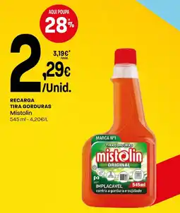 Intermarché Recarga tira gorduras mistolin promoção
