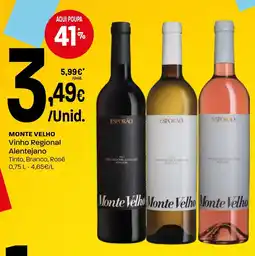 Intermarché MONTE VELHO Vinho Regional Alentejano promoção