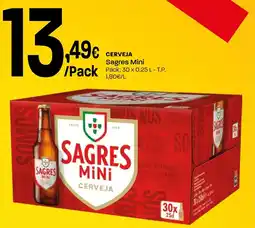 Intermarché Cerveja Sagres Mini promoção