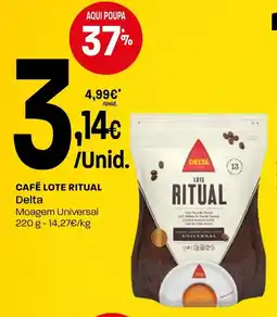 Intermarché Café lote ritual delta promoção