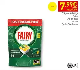 Recheio Cápsulas Loiça Fairy All In one Limão promoção