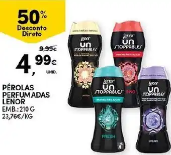 Continente Pérolas Perfume Lenor 210g promoção