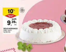 Continente Bolo morango promoção