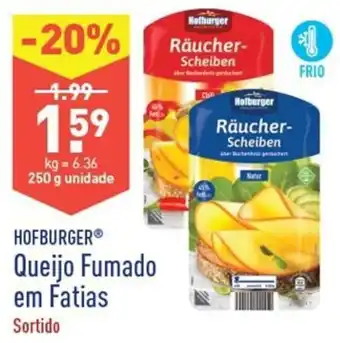 ALDI Hofburger Queijo Fumado em Fatias 250g promoção