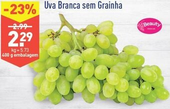 ALDI Uva Branca sem Grainha 400g promoção