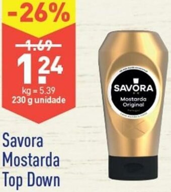 ALDI Savora Mostarda Top Down 230g promoção