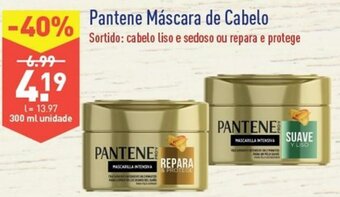 ALDI Pantene Máscara de Cabelo 300ml promoção
