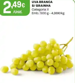 Intermarché Uva branca s/ grainha promoção