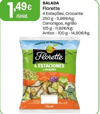 Intermarché SALADA Florette promoção