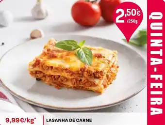 Intermarché Lasanha de carne promoção