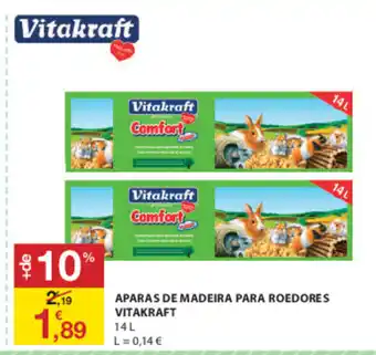 E.Leclerc Apara de Madeira para Roedores Vitakraft 14L promoção