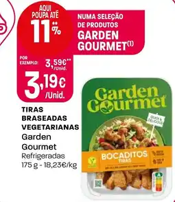 Intermarché Tiras braseadas vegetarianas Garden Gourmet promoção
