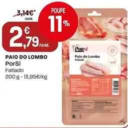 Intermarché Paio do lombo PorSi promoção