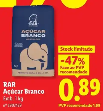 Lidl RAR Açúcar Branco promoção