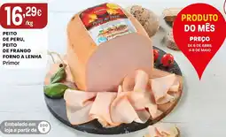 Intermarché Peito de peru peito de frango forno a lenha primor promoção