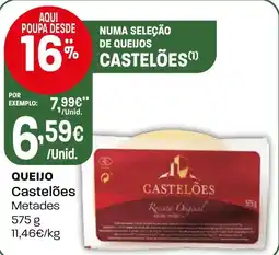 Intermarché Queijo castelões metades promoção