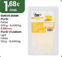 Intermarché Queijo edam PorSi promoção