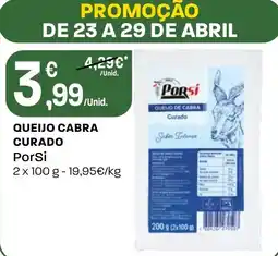 Intermarché Queijo cabra curado PorSi promoção