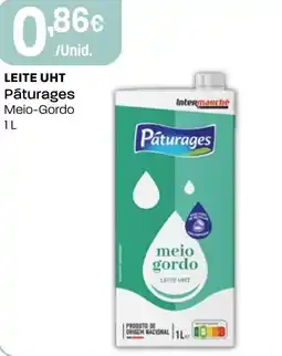 Intermarché Leite uht Pāturages Meio-Gordo promoção