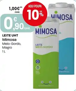 Intermarché Leite uht mimosa meio-gordo, promoção