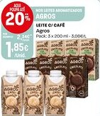 Intermarché Leite c/ Cafe Agros promoção