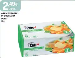 Intermarché Creme vegetal p/ culinária porsi promoção