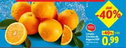 Lidl Laranja Citrinos do Algarve IGP promoção