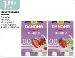Intermarché Iogurte líquido magro danone promoção