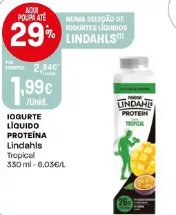 Intermarché Iogurte líquido proteína lindahls tropical promoção