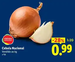 Lidl Cebola Nacional promoção
