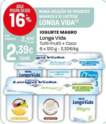Intermarché Iogurte magro Longa Vida promoção