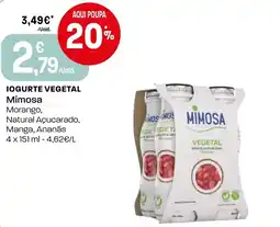 Intermarché Iogurte vegetal Mimosa promoção