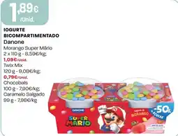 Intermarché Iogurte bicompartimentado Danone promoção
