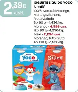 Intermarché Iogurte líquido yoco Nestlé promoção