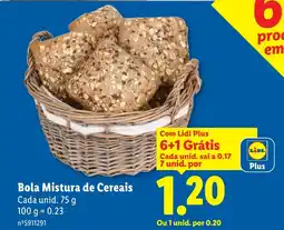 Lidl Bola Mistura de Cereais promoção