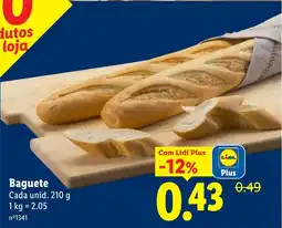Lidl Baguete promoção