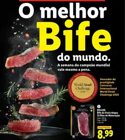 Lidl DELUXE Bife da Vazia Angus 32 Dias de Maturação promoção
